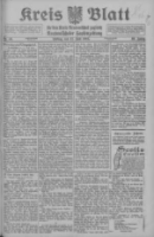 Kreis Blatt f&uuml;r den Kreis Neutomischeler zugleich Hopfenzeitung 1913.07.11 Jg.32 Nr56
