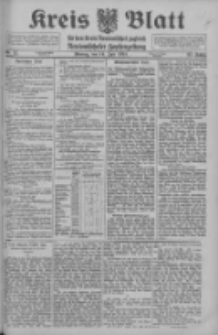 Kreis Blatt f&uuml;r den Kreis Neutomischeler zugleich Hopfenzeitung 1913.07.14 Jg.32 Nr57