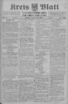Kreis Blatt f&uuml;r den Kreis Neutomischeler zugleich Hopfenzeitung 1913.07.16 Jg.32 Nr58