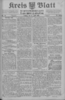 Kreis Blatt f&uuml;r den Kreis Neutomischeler zugleich Hopfenzeitung 1913.07.18 Jg.32 Nr59