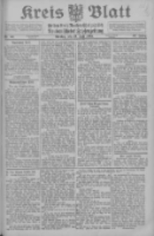 Kreis Blatt f&uuml;r den Kreis Neutomischeler zugleich Hopfenzeitung 1913.07.21 Jg.32 Nr60