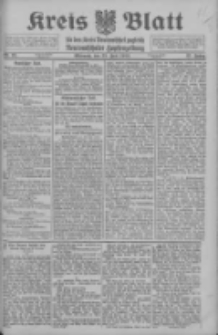 Kreis Blatt f&uuml;r den Kreis Neutomischeler zugleich Hopfenzeitung 1913.07.23 Jg.32 Nr61