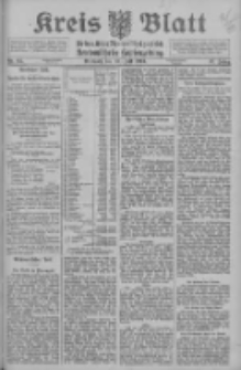 Kreis Blatt f&uuml;r den Kreis Neutomischeler zugleich Hopfenzeitung 1913.07.30 Jg.32 Nr64