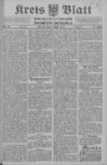 Kreis Blatt für den Kreis Neutomischeler zugleich Hopfenzeitung 1913.08.08 Jg.32 Nr68