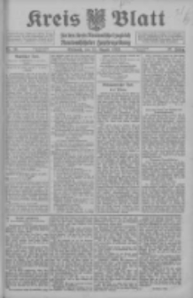 Kreis Blatt f&uuml;r den Kreis Neutomischeler zugleich Hopfenzeitung 1913.08.13 Jg.32 Nr70