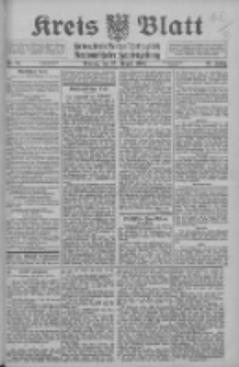 Kreis Blatt f&uuml;r den Kreis Neutomischeler zugleich Hopfenzeitung 1913.08.25 Jg.32 Nr75