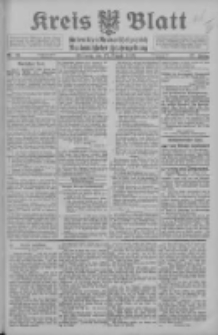Kreis Blatt f&uuml;r den Kreis Neutomischeler zugleich Hopfenzeitung 1913.08.27 Jg.32 Nr76
