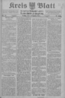 Kreis Blatt f&uuml;r den Kreis Neutomischeler zugleich Hopfenzeitung 1913.09.05 Jg.32 Nr80