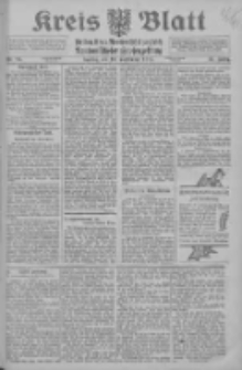 Kreis Blatt f&uuml;r den Kreis Neutomischeler zugleich Hopfenzeitung 1913.09.19 Jg.32 Nr86