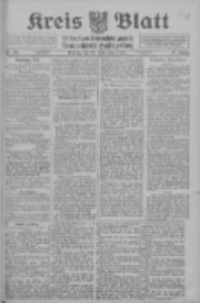 Kreis Blatt f&uuml;r den Kreis Neutomischeler zugleich Hopfenzeitung 1913.09.29 Jg.32 Nr90