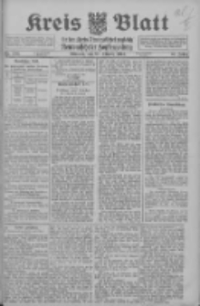 Kreis Blatt f&uuml;r den Kreis Neutomischeler zugleich Hopfenzeitung 1913.10.22 Jg.32 Nr100