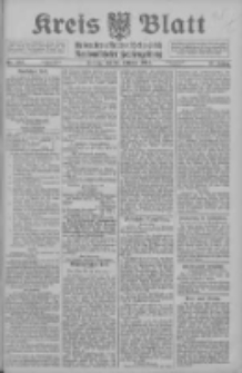 Kreis Blatt f&uuml;r den Kreis Neutomischeler zugleich Hopfenzeitung 1913.10.24 Jg.32 Nr101