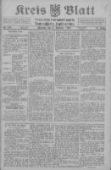 Kreis Blatt f&uuml;r den Kreis Neutomischeler zugleich Hopfenzeitung 1913.11.12 Jg.32 Nr109