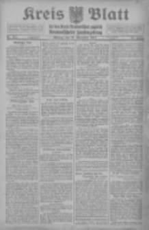 Kreis Blatt f&uuml;r den Kreis Neutomischeler zugleich Hopfenzeitung 1913.11.24 Jg.32 Nr113