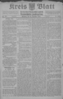Kreis Blatt f&uuml;r den Kreis Neutomischeler zugleich Hopfenzeitung 1913.12.31 Jg.32 Nr128