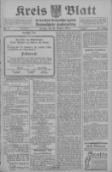 Kreis Blatt f&uuml;r den Kreis Neutomischeler zugleich Hopfenzeitung 1914.01.16 Jg.38 Nr7