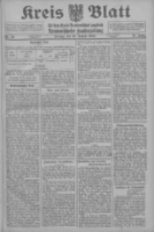 Kreis Blatt f&uuml;r den Kreis Neutomischeler zugleich Hopfenzeitung 1914.01.23 Jg.38 Nr10