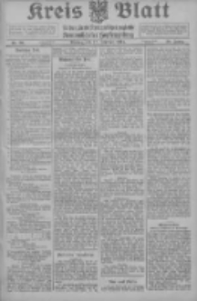 Kreis Blatt f&uuml;r den Kreis Neutomischeler zugleich Hopfenzeitung 1914.02.16 Jg.38 Nr20