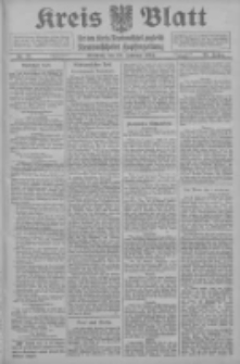 Kreis Blatt f&uuml;r den Kreis Neutomischeler zugleich Hopfenzeitung 1914.02.18 Jg.38 Nr21