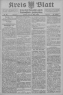 Kreis Blatt f&uuml;r den Kreis Neutomischeler zugleich Hopfenzeitung 1914.03.13 Jg.38 Nr31