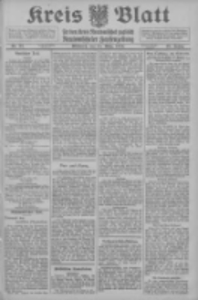 Kreis Blatt f&uuml;r den Kreis Neutomischeler zugleich Hopfenzeitung 1914.03.18 Jg.38 Nr33