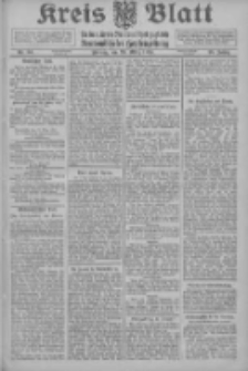 Kreis Blatt f&uuml;r den Kreis Neutomischeler zugleich Hopfenzeitung 1914.03.20 Jg.38 Nr34
