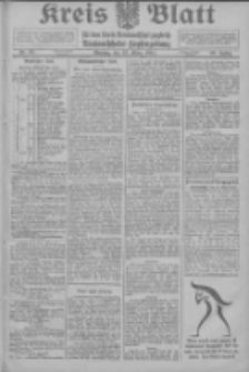 Kreis Blatt f&uuml;r den Kreis Neutomischeler zugleich Hopfenzeitung 1914.03.23 Jg.38 Nr35