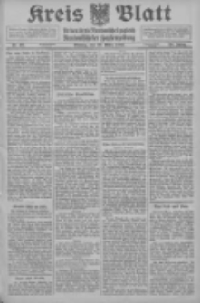 Kreis Blatt f&uuml;r den Kreis Neutomischeler zugleich Hopfenzeitung 1914.03.30 Jg.38 Nr38