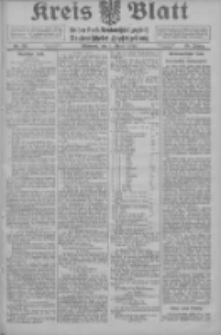 Kreis Blatt f&uuml;r den Kreis Neutomischeler zugleich Hopfenzeitung 1914.04.01 Jg.38 Nr39