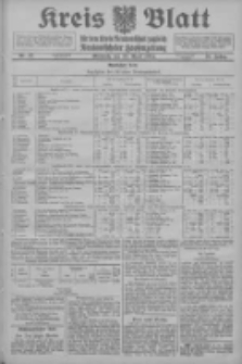 Kreis Blatt f&uuml;r den Kreis Neutomischeler zugleich Hopfenzeitung 1914.04.22 Jg.38 Nr47