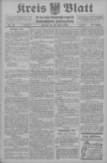 Kreis Blatt f&uuml;r den Kreis Neutomischeler zugleich Hopfenzeitung 1914.04.24 Jg.38 Nr48