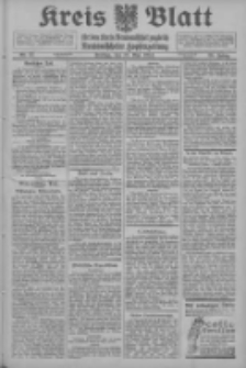 Kreis Blatt f&uuml;r den Kreis Neutomischeler zugleich Hopfenzeitung 1914.05.15 Jg.38 Nr57