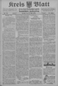 Kreis Blatt f&uuml;r den Kreis Neutomischeler zugleich Hopfenzeitung 1914.05.22 Jg.38 Nr60