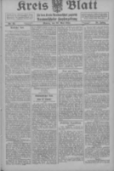 Kreis Blatt f&uuml;r den Kreis Neutomischeler zugleich Hopfenzeitung 1914.05.25 Jg.38 Nr61
