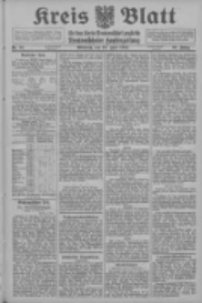 Kreis Blatt f&uuml;r den Kreis Neutomischeler zugleich Hopfenzeitung 1914.06.10 Jg.38 Nr67