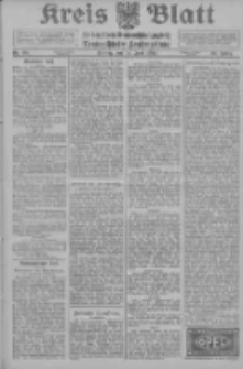 Kreis Blatt f&uuml;r den Kreis Neutomischeler zugleich Hopfenzeitung 1914.06.12 Jg.38 Nr68