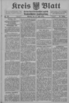 Kreis Blatt f&uuml;r den Kreis Neutomischeler zugleich Hopfenzeitung 1914.06.15 Jg.38 Nr69