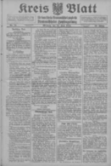 Kreis Blatt f&uuml;r den Kreis Neutomischeler zugleich Hopfenzeitung 1914.06.24 Jg.38 Nr73