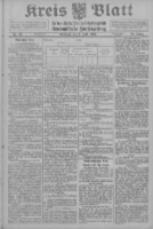 Kreis Blatt f&uuml;r den Kreis Neutomischeler zugleich Hopfenzeitung 1914.07.01 Jg.38 Nr76