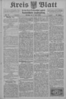 Kreis Blatt f&uuml;r den Kreis Neutomischeler zugleich Hopfenzeitung 1914.07.03 Jg.38 Nr77