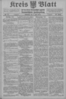Kreis Blatt f&uuml;r den Kreis Neutomischeler zugleich Hopfenzeitung 1914.07.08 Jg.38 Nr79