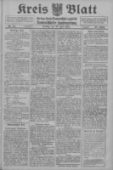 Kreis Blatt f&uuml;r den Kreis Neutomischeler zugleich Hopfenzeitung 1914.07.10 Jg.38 Nr80