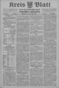 Kreis Blatt f&uuml;r den Kreis Neutomischeler zugleich Hopfenzeitung 1914.07.15 Jg.38 Nr82