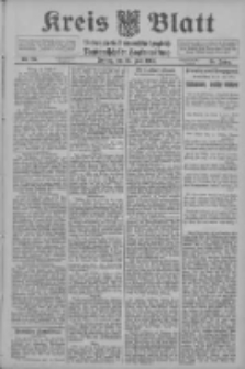Kreis Blatt f&uuml;r den Kreis Neutomischeler zugleich Hopfenzeitung 1914.07.24 Jg.38 Nr86