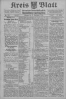 Kreis Blatt f&uuml;r den Kreis Neutomischeler zugleich Hopfenzeitung 1914.09.21 Jg.38 Nr111