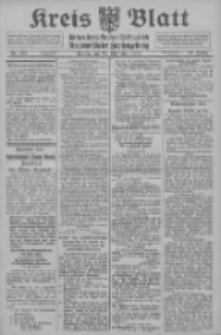 Kreis Blatt f&uuml;r den Kreis Neutomischeler zugleich Hopfenzeitung 1914.09.25 Jg.38 Nr113