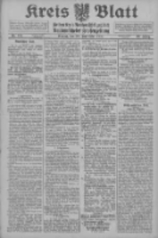 Kreis Blatt f&uuml;r den Kreis Neutomischeler zugleich Hopfenzeitung 1914.09.28 Jg.38 Nr114