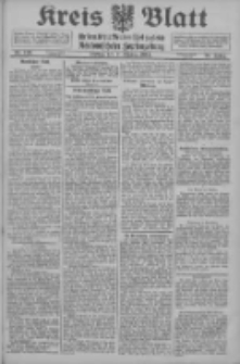 Kreis Blatt f&uuml;r den Kreis Neutomischeler zugleich Hopfenzeitung 1914.10.09 Jg.38 Nr119