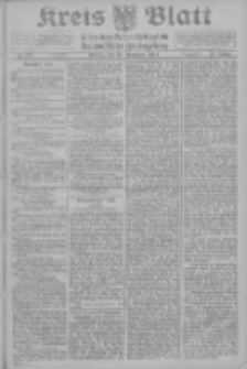 Kreis Blatt f&uuml;r den Kreis Neutomischeler zugleich Hopfenzeitung 1914.11.23 Jg.38 Nr137