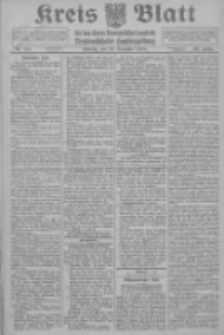 Kreis Blatt f&uuml;r den Kreis Neutomischeler zugleich Hopfenzeitung 1914.12.28 Jg.38 Nr151